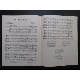 SILLIOL Henry La Faridondaine Chant Percussion Piano 1938