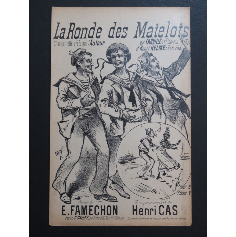 La Ronde des Matelots Fantaisie Maritime Henry Cas Chant