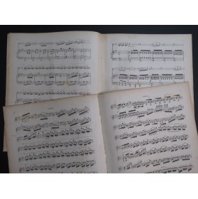 DE BÉRIOT Charles Grande Valse de Concert op 119 Violon Piano ca1865