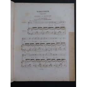 SCHUBERT Franz Marguerite Chant Piano ca1835