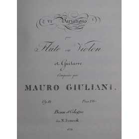 GIULIANI Mauro Six...