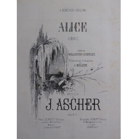 ASCHER Joseph Alice Chant...