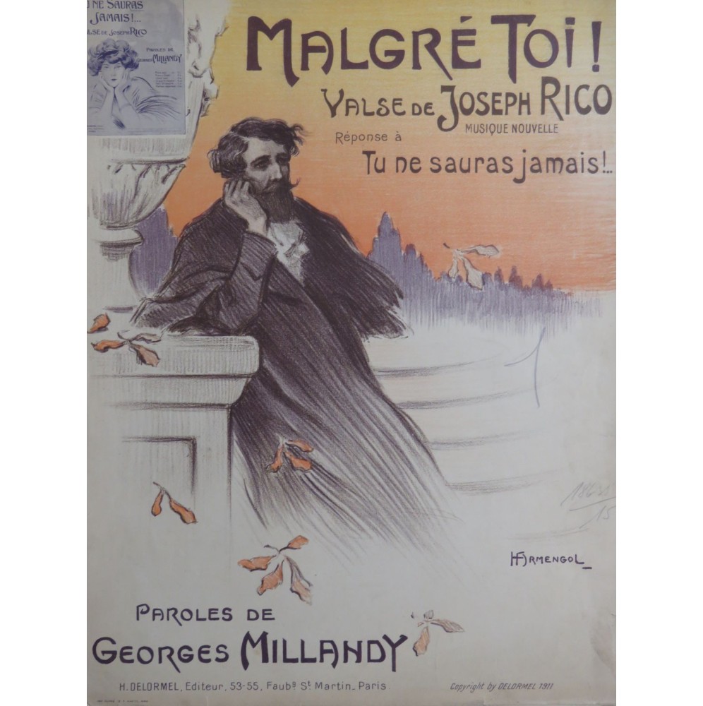 RICO Joseph Malgré Toi ! Chant Piano 1911