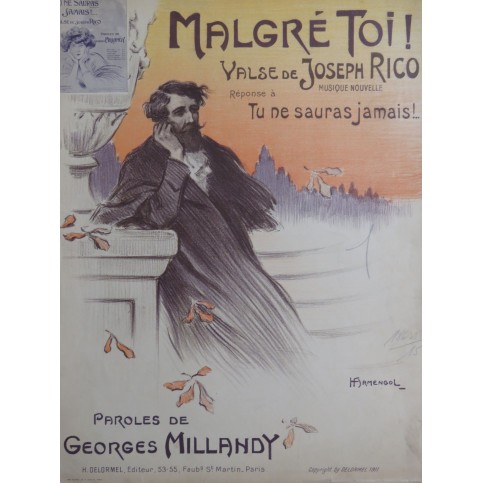 RICO Joseph Malgré Toi ! Chant Piano 1911