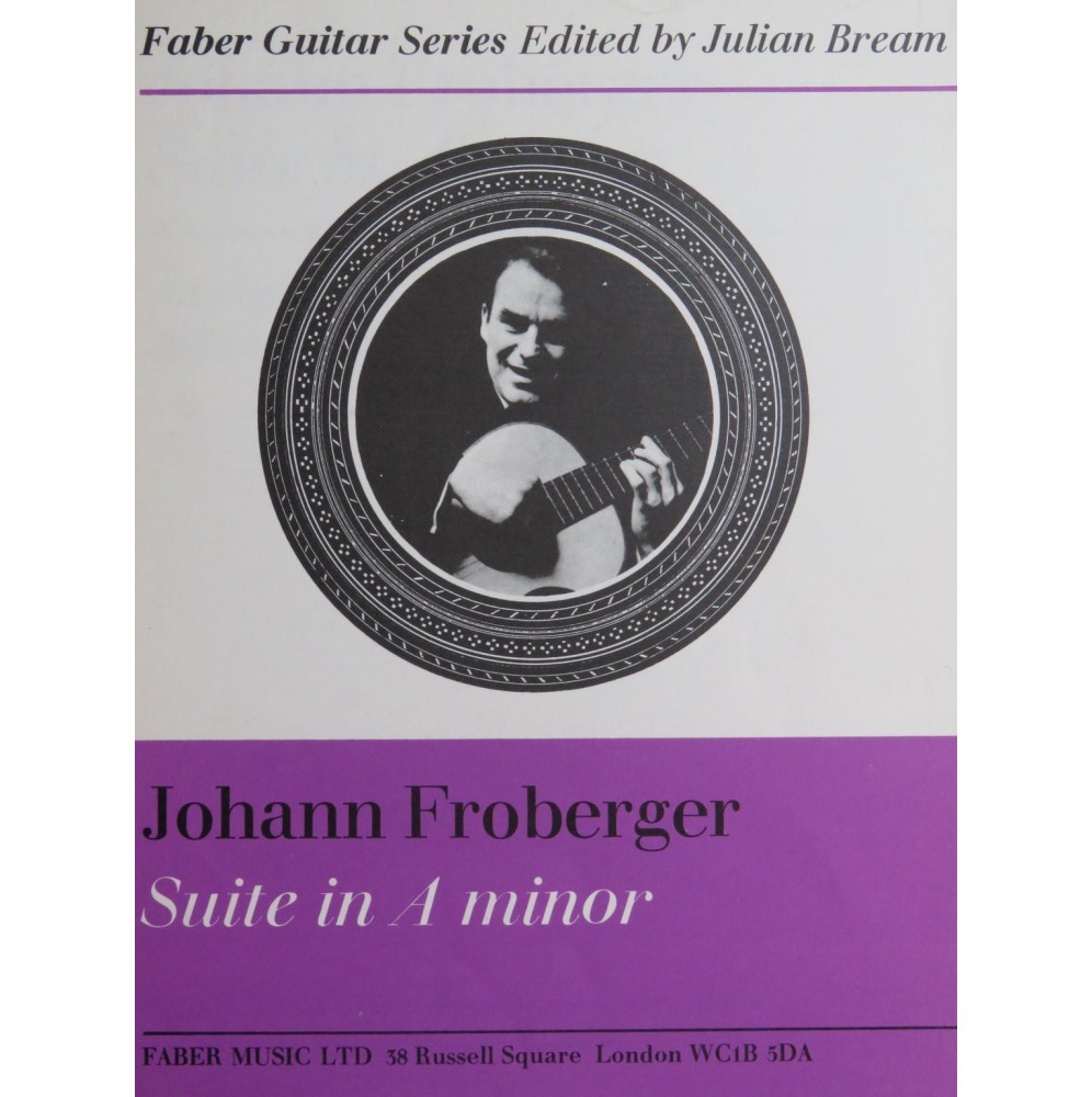 FROBERGER Johann Suite in A minor Guitare 1968