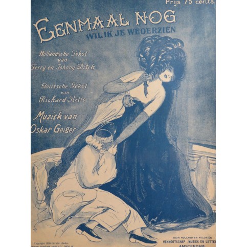 GEIGER Oskar Eenmaal Nog... Chant Piano 1920