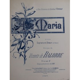 DE BALORRE Vicomte Ave...