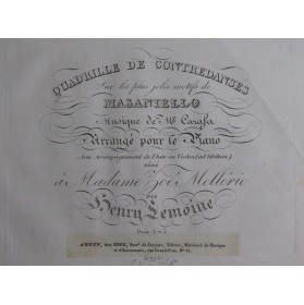 LEMOINE Henry Quadrille sur...