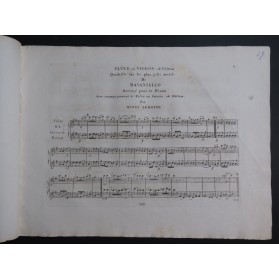 LEMOINE Henry Quadrille sur Masaniello Carafa Piano ca1830