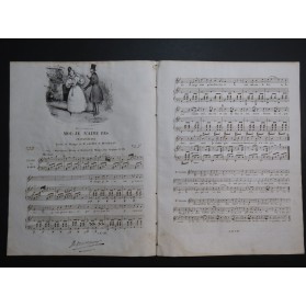 DE BEAUPLAN Amédée Moi je n'aime pas Chant Piano ou Harpe ca1830