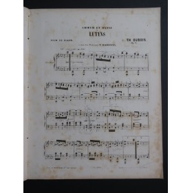 DUBOIS Théodore Choeur et Danse des Lutins Piano 1867