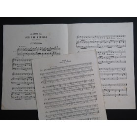 PERRONNET Amélie Un grand bal sur une feuille Chant Piano ca1887