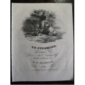 HAMELIN N. P. Le Sycomore Chant Piano ca1840