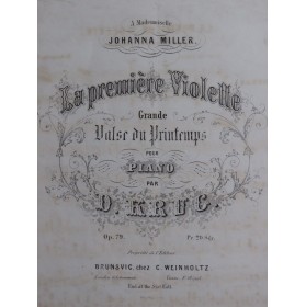 KRUG D. La première...