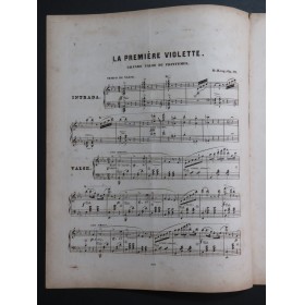 KRUG D. La première Violette op 79 Piano ca1855