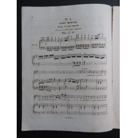 GRISAR Albert Lady Melvil No 4 Chant Piano 1838