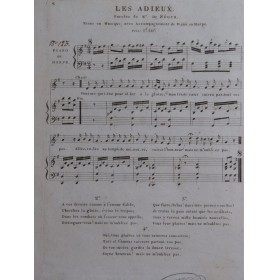 Les Adieux Réponse aux...