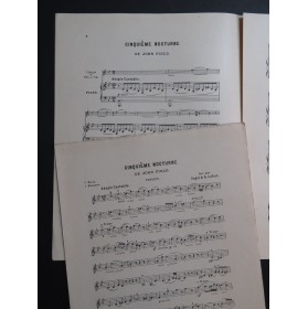 FIELD John Nocturne No 5 Piano Violon XIXe siècle