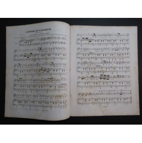PEUCHOT Léon L'Enfant et L'Alouette Chant Piano ca1850