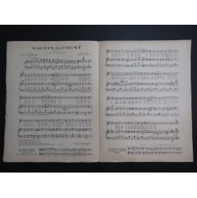 YVAIN Maurice Machinalement Chant Piano 1922