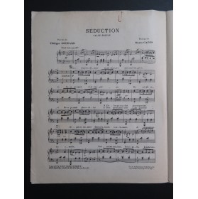 CAZES Mario Séduction Piano 1929