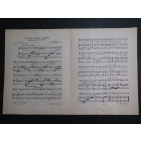 MISRAKI Paul Dans mon cœur Chant Piano 1938
