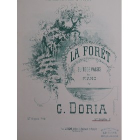 DORIA Georges La Forêt Piano