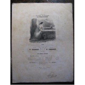 CHERET P. La Voile égarée Chant Piano ca1850