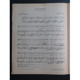 GADE Jacob Jalousie Chant Piano 1929