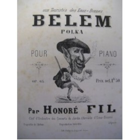 FIL Honoré Belem Polka Piano XIXe