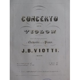 VIOTTI J. B. Concerto No 13...