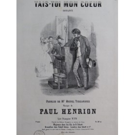 HENRION Paul Tais-toi mon...