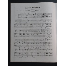 HENRION Paul Tais toi mon cœur Chant Piano ca1850