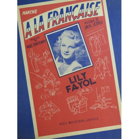 LEDRU Jack A la Française Chant Piano 1950