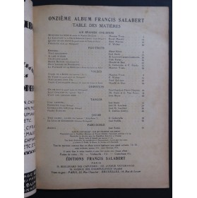 11e Album Salabert 25 Succès pour Piano 1928