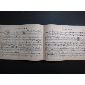 MOZART W. A. Symphonien Symphonies No 7 à 12 Piano 4 mains XIXe