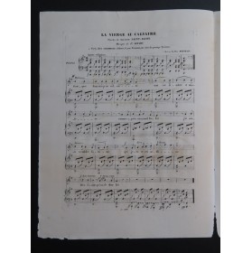 SCUDO Paul La Vierge au Calvaire Chant Piano ca1842