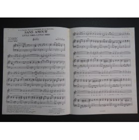 Sans Amour Mitch Leigh Jacques Brel Chant Piano 1965