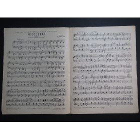 LÉHAR Franz Gigolette Piano 1922