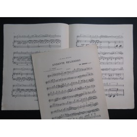 DANCLA Charles Andante Religioso Violon Piano ou Harmonium