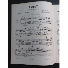 LEYBACH J. Fantaisie sur Faust Gounod op 35 Piano ca1860