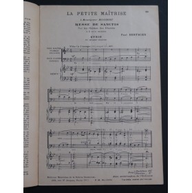 La Petite Maîtrise No 252 Berthier Alain D'Argoeuves Chant Orgue 1934