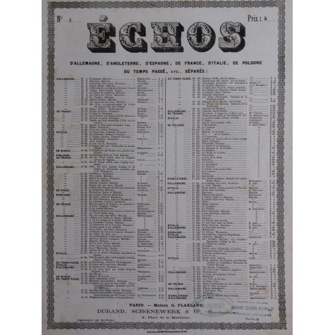 BEETHOVEN L'Absence Chant Piano ca1880