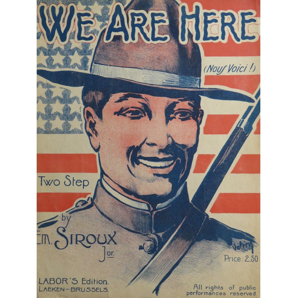 SIROUX Émile We Are Here!!! Piano ca1918