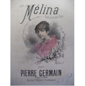 GERMAIN Pierre Mélina Piano XIXe