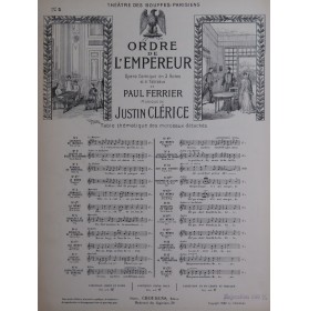 CLÉRICE Justin Ordre de...