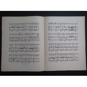 CLÉRICE Justin Ordre de l'Empereur No 5 Chant Piano 1902