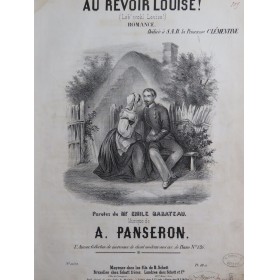 PANSERON Auguste Au revoir...