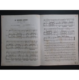 PANSERON Auguste Au revoir Louise ! Chant Piano ca1830