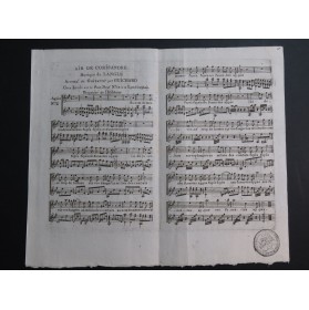 LANGLÉ Honoré Air de Corisandre Chant Guitare ca1820
